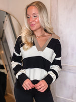 Load image into Gallery viewer, Love Like Mine Ivory Stripe Sweater
