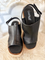 Load image into Gallery viewer, Freddie Black Corkys Wedge
