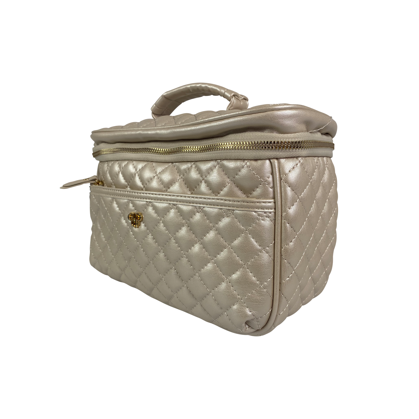 Classic Train Case - Pearl Quilted