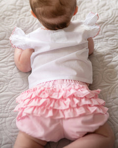 Diaper Cover Set: Pink Lamb