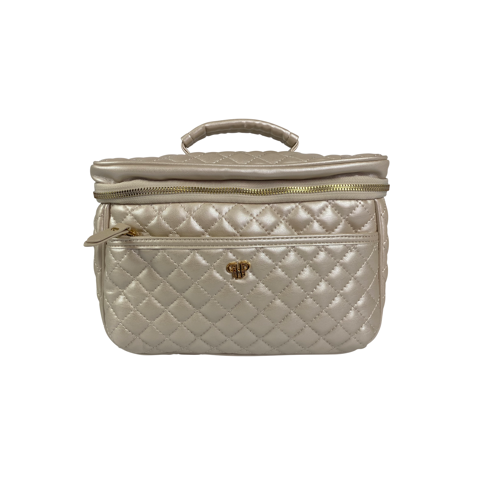 Classic Train Case - Pearl Quilted