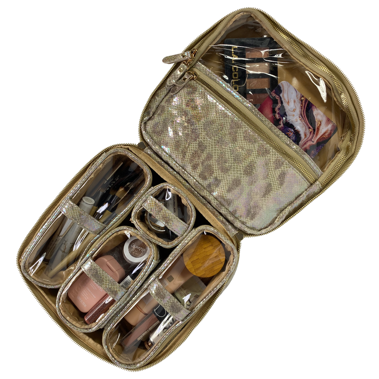 Mini Diva Makeup Case - Glimmer Leopard