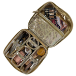 Load image into Gallery viewer, Mini Diva Makeup Case - Glimmer Leopard
