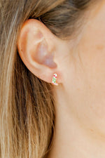 Load image into Gallery viewer, Screwback Stud Earrings - Tulip Cowgirl Boot
