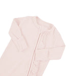 Load image into Gallery viewer, Kyte Baby Ribbed Ruffle Zipper Romper in Blush
