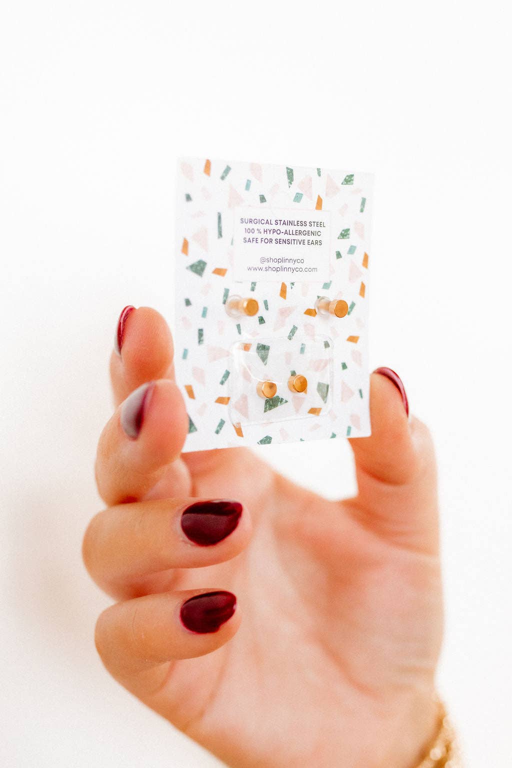 Screwback Stud Earrings - Catherine Cross