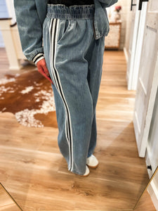 Step Forward Denim Track Lounge Pant