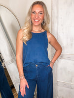 Load image into Gallery viewer, Have Everything Denim Tank
