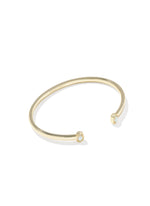 Load image into Gallery viewer, Mini Elton Bright White Opal Cuff Bracelet
