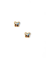 Load image into Gallery viewer, Screwback Stud Earrings - Polly Butterfly
