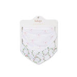 Load image into Gallery viewer, 2-pack Bandana Bibs - Bows/Rose Trellis
