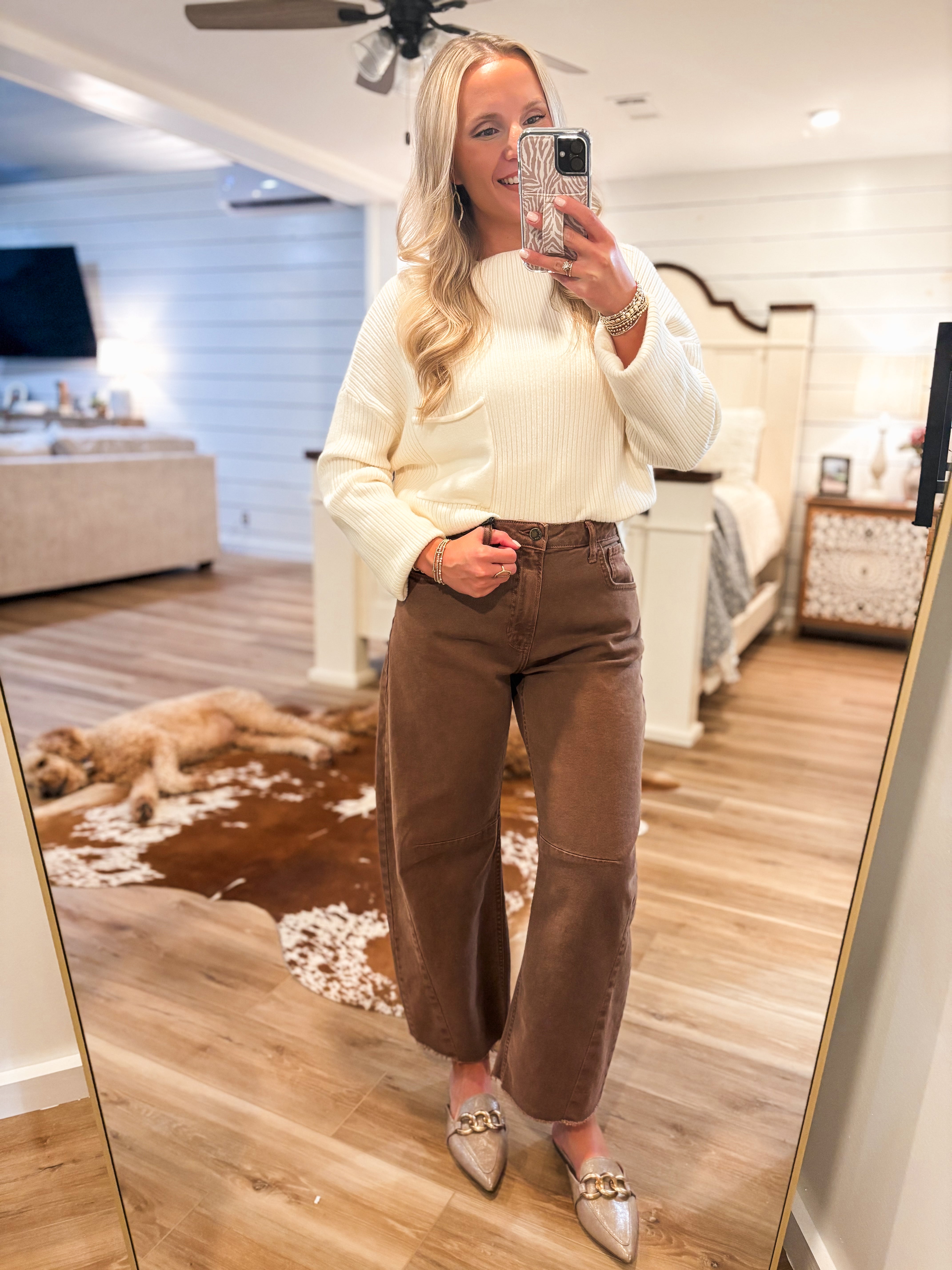 Over Again Ivory Knit Sweater