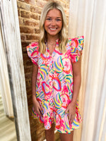 Load image into Gallery viewer, Abby Copacabana Pink Michelle McDowell Dress
