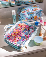 Load image into Gallery viewer, Celebrate Every Day Confetti Travel Cosmetic Bag
