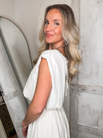 Load image into Gallery viewer, Take Me Out Cream Balloon Blouse
