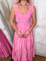 Load image into Gallery viewer, Fade Into You Pastel Pink Maxi Dress
