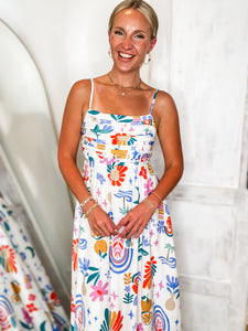 Sundazed White Multi Floral Midi Dress