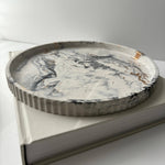 Load image into Gallery viewer, Joma - Concrete Fluted Tray | Round Concrete Tray
