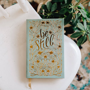 Be Still Journal | Gold Foil