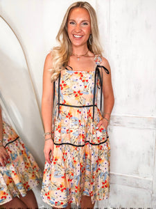 In The Wait Multi Floral Dress