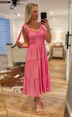 Load image into Gallery viewer, Fade Into You Pastel Pink Maxi Dress
