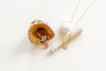 Load image into Gallery viewer, Huggie Charm Earrings - Baseball
