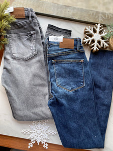On Your Side Charcoal Gray Judy Blue Jeggings