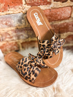 Load image into Gallery viewer, Too Cute Leopard Corkys Sandal
