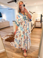 Load image into Gallery viewer, At The Dock Ocean Printed Umgee Maxi Dress
