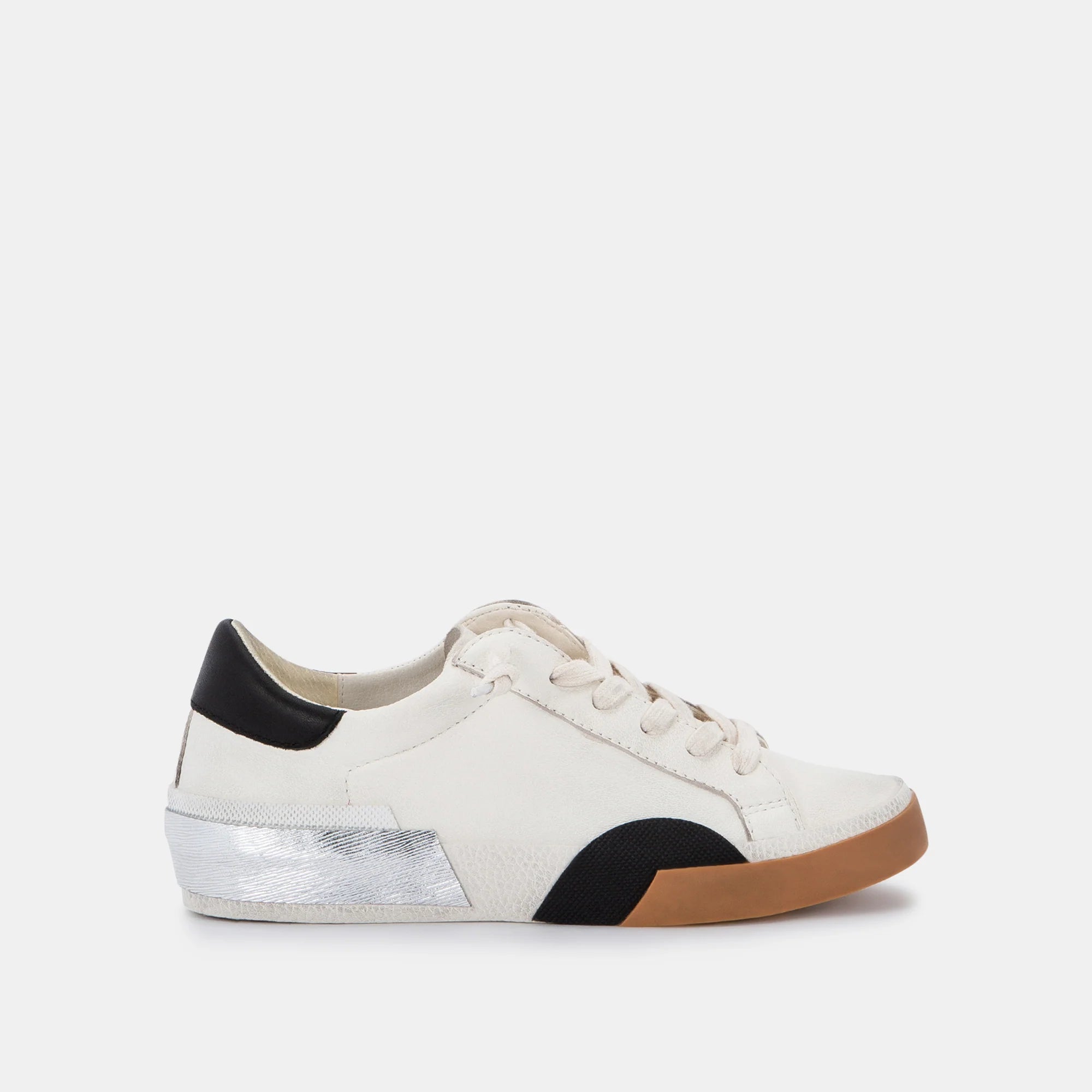 Dolce Vita Zina Sneaker - White/Black Leather