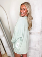 Load image into Gallery viewer, Breaking Away Mint Stripe L/S Top

