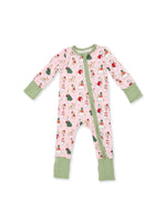 Load image into Gallery viewer, Christmas Dogs Pink Convertible Romper
