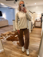 Load image into Gallery viewer, Going Far Ivory Knit Pullover
