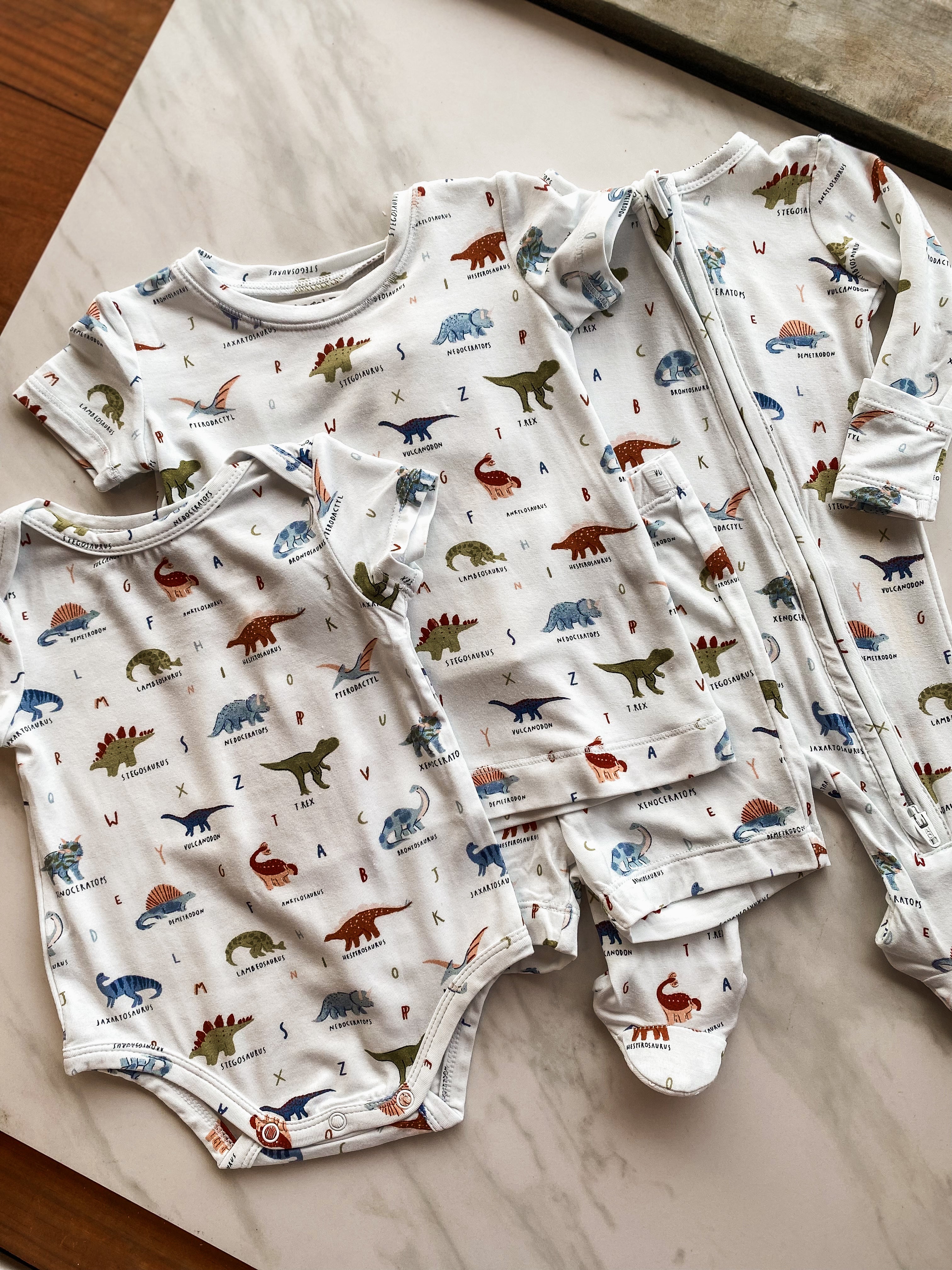 Angel Dear Dinosaur Short Lounge Wear Set