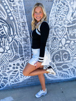 Load image into Gallery viewer, Take The Shot White Tennis Skort

