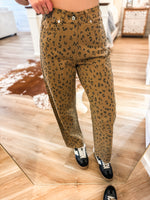 Load image into Gallery viewer, Leopard Barrel Denim

