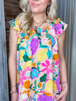 Load image into Gallery viewer, Slice Of Summer Blush Printed Blouse
