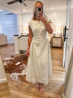 Load image into Gallery viewer, Pretty Things Ecru Midi Dress
