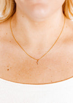 Load image into Gallery viewer, Necklace - Carly Cross Gold
