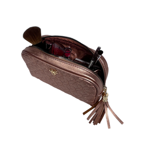 Small Makeup Bag - Copper Circle
