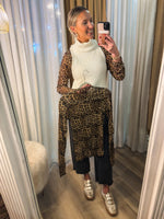 Load image into Gallery viewer, All I Wanted Leopard Basic Sheer L/S Top
