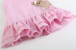 Load image into Gallery viewer, Pink Puppy Ruffle Skirt Dress
