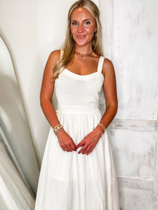 Next Step Natural Knit Midi Dress