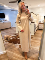 Load image into Gallery viewer, Same Story Sand Maxi Sweater Dress
