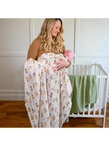 Woof Woof Baby Swaddle Blanket