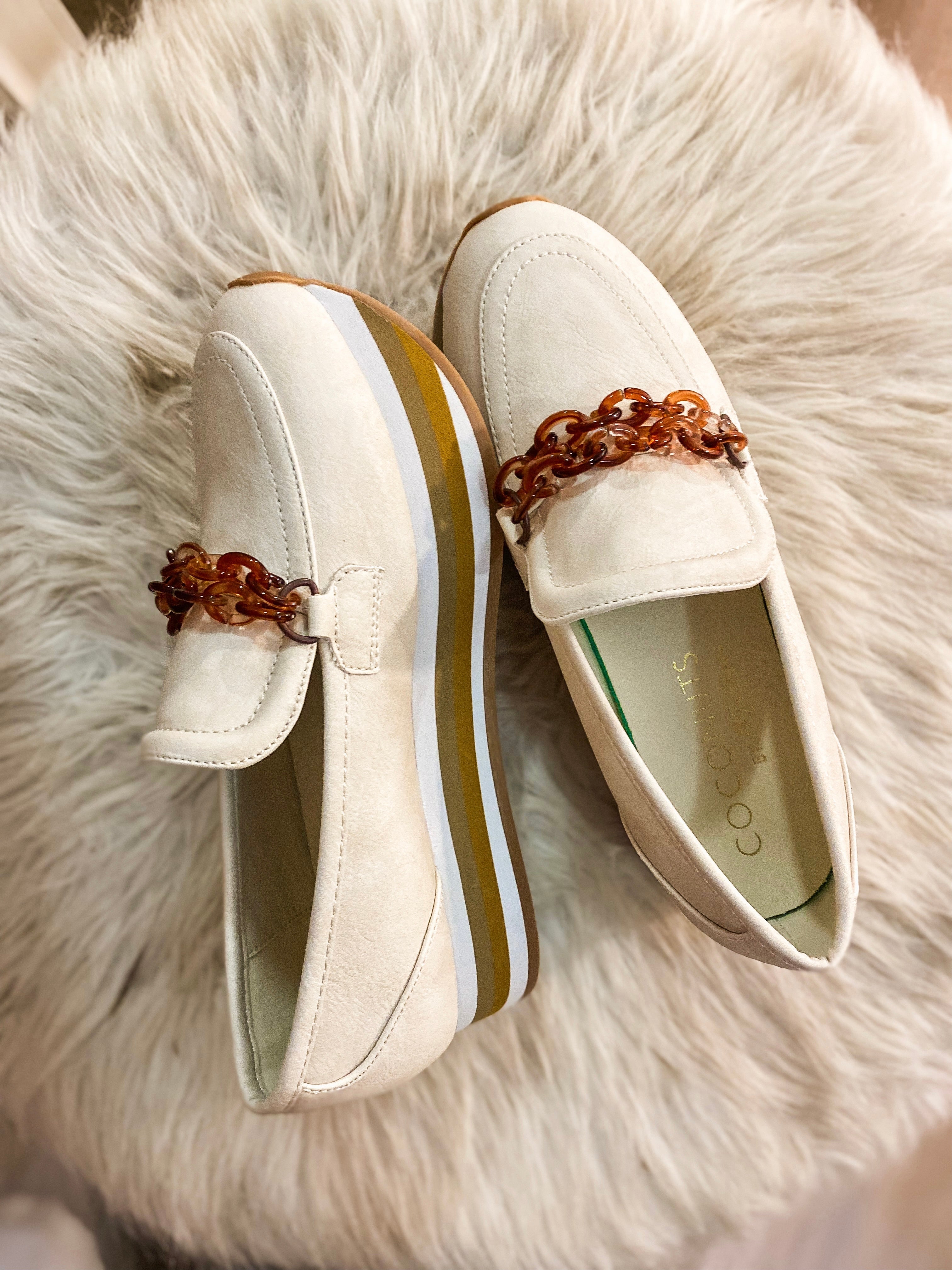 Matisse Carleen Ivory Platform Loafer