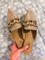 Load image into Gallery viewer, Playin For Keeps Taupe Corkys Mule
