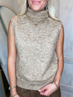 Load image into Gallery viewer, Chances Given Taupe Turtleneck Sweater
