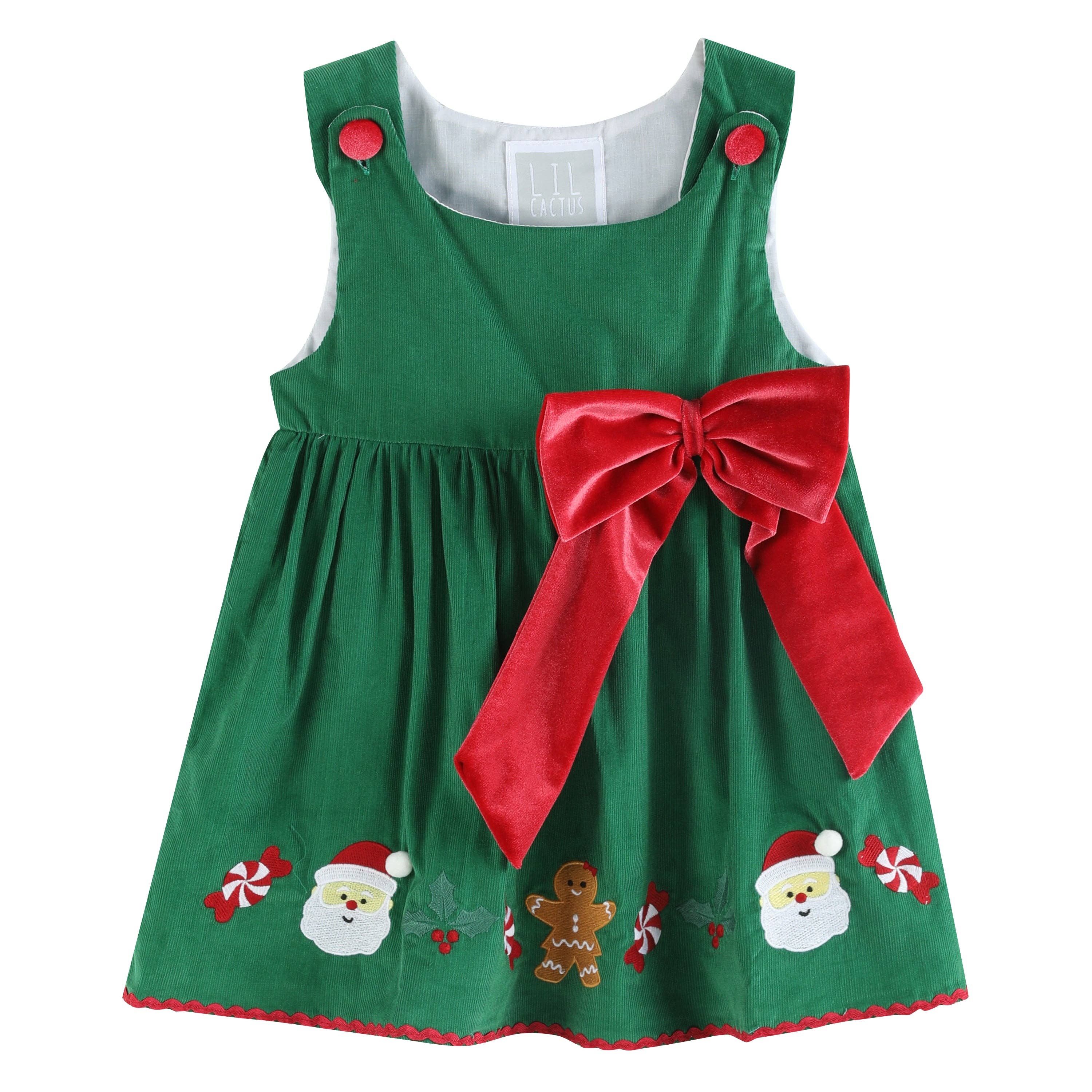 green christmas dress 5t Girls' Green Christmas Dress | Fast Shipping