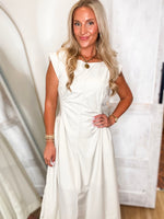Load image into Gallery viewer, Pretty Things Ecru Midi Dress
